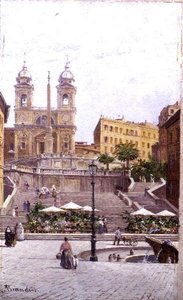 Les escaliers espagnols, Rome