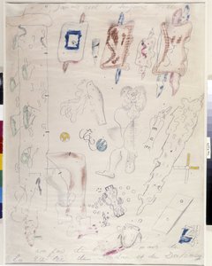 Jamais réel et toujours vrai - janvier 1945 (dessin) - Antonin Artaud