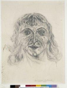 Portrait de Mania Oifer - Mai 1947 - Antonin Artaud