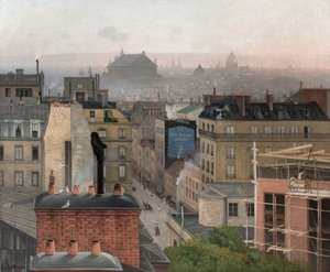 Paris vu de Montmartre, 1887 - Antonin Chittussi