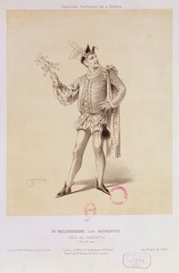 Portrait de M. Melchissedec en Rigoletto dans Rigoletto de Verdi