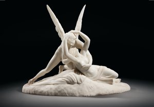 Psyché ranimée par le baiser de Cupidon, vers 1860 - Antonio (after) Canova
