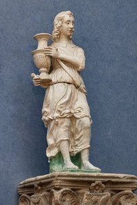 Porte-bougies ange - Antonio (manner of) Rossellino