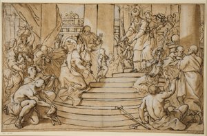 La Présentation de la Vierge au Temple - Antonio Balestra