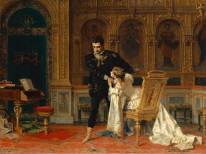 Scène de Fiesco de Schiller (Acte IV, Scène 14) - Antonio Barzaghi Cattaneo