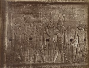 Bas-reliefs des temples de Komombo - Antonio Beato