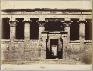 Edfou, Égypte - Antonio Beato