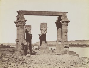 Kiosque de Qertassi, vue du sud du kiosque - Antonio Beato