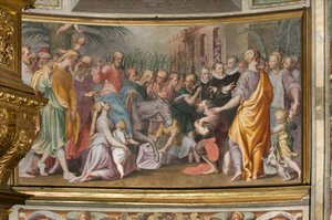 Antonio Campi, Entrée de Jésus à Jérusalem 1582-84 - Antonio Campi