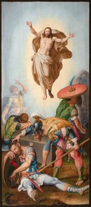 Résurrection du Christ, vers 1561-69 (huile sur panneau) - Antonio Campi