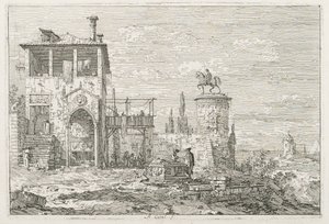 Vues : Le Monument Équestre, 1735-1746