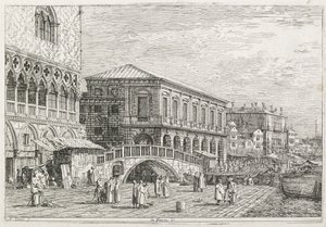 Vues : La Prison, Venise - Antonio Canaletto