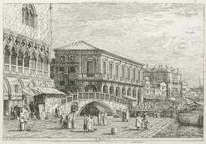 Vues : La prison, Venise, 1735-1746 - Giovanni Antonio Canal