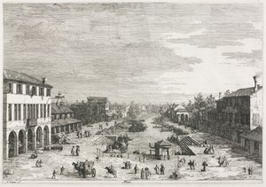 Vues : Vues de Mestre, une ville de la province de Venise, 1735-1746 - Giovanni Antonio Canal