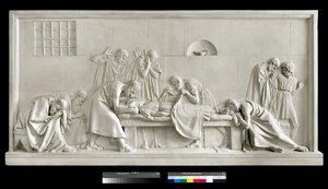 Criton fermant les yeux de Socrate - Antonio Canova