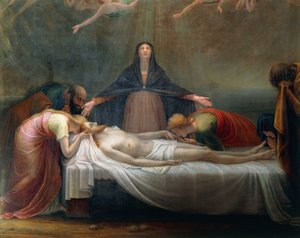Lamentation sur le Christ mort (détail) - Antonio Canova