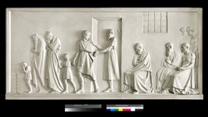 Socrate quittant sa famille