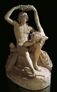 Vénus couronnant Adonis, par Antonio Canova