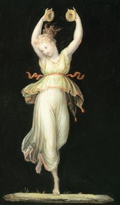 Femme jouant des castagnettes