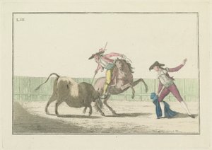 Planche III, de la série Colección de las principales suertes de una corrida de toros - Antonio Carnicero