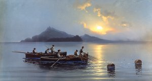 Pêcheurs au large de Capri - Antonio Coppola