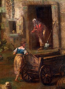 Paysage italien (détail), 18ème siècle - Antonio Diziani