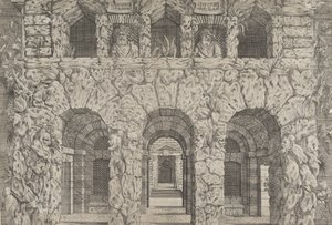 Une grotte, vers 1545 - Antonio Fantuzzi