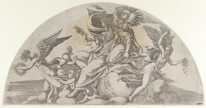 Dieu assis sur le monde, 1540-45