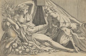 Jupiter et Antiope, 1540-45 - Antonio Fantuzzi