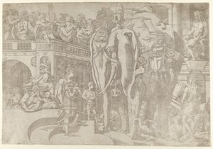 Éléphant royal, 1542-45. - Antonio Fantuzzi