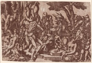 Sacrifice à Priape - Antonio Fantuzzi after Rosso Fiorentino