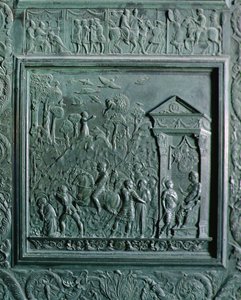 La Décapitation de Saint Paul, détail de la 