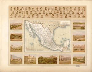 Atlas historique et pictural des États-Unis du Mexique. LOC 2008621671-4 - Antonio García Cubas