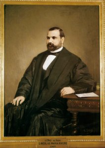 Portrait de Nicolas Maria Rivero (1814-1878), homme politique espagnol et chef du Parti démocratique
