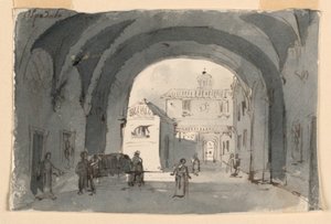 Décor de scène, hôpital de Brescia - Antonio Giuseppe Basoli