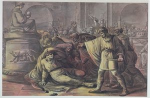 La mort de Jules César - Antonio Giuseppe Basoli