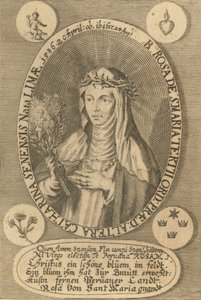 Sainte Rose de Lima - Antonio González de Acuña