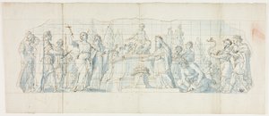 Sainte Bibiane refusant de sacrifier à Jupiter - Antonio Grano