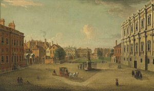 Quatre vues de Londres : Le Jardin Privé, Whitehall - Antonio Joli