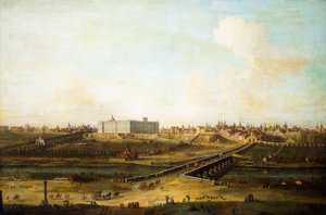 Madrid et le Palais Royal depuis la Rive Ouest du Manzanares, 1752-53 - Antonio Joli