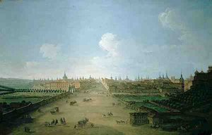 Vue de la Calle de Atocha, Madrid - Antonio Joli