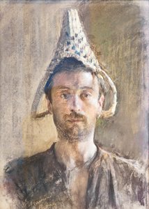 Autoportrait avec panier
