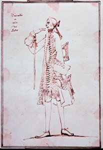 Portrait de Carlo Broschi dit Farinelli (1705-1782) castrat italien