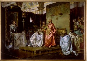Troisième concile de Tolède (589) - conversion de Recarede Ier (559-601) au catholicisme