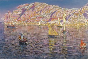Vue de la baie de Palma de Majorque - Antonio Munoz Degrain