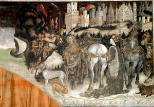 Saint Georges délivrant la princesse de Trébizonde (détail) - Antonio Pisanello