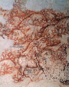 Sinopia (sous-peinture) (détail)