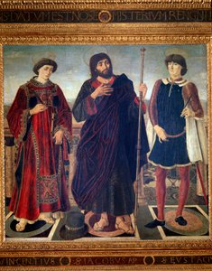 Retable de Saint Vincent, Saint Jacques et Saint Eustache - Antonio Pollaiuolo