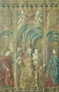 Circoncision de Saint Jean-Baptiste par Antonio del Pollaiuolo, vêtements brodés - Antonio Pollaiuolo