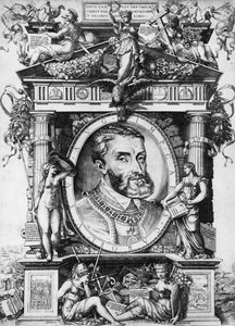 Portrait de Charles V (1500-68), empereur romain germanique (gravure)